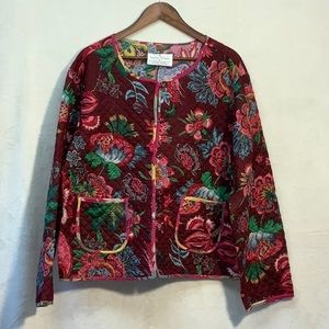 Sacred Threads Reversible Quilted Jacket XL